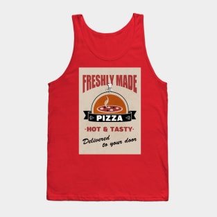 Retro Pizza Poster Tank Top